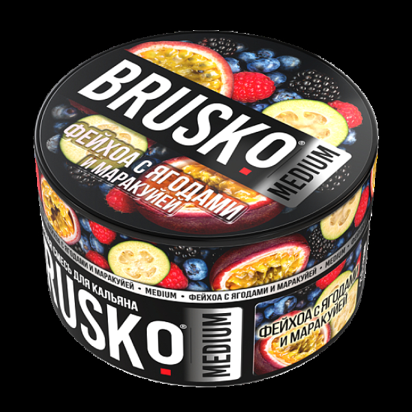 Смесь Brusko Фейхоа С Ягодами И Маракуйей (Medium)  250 гр в Иркутске