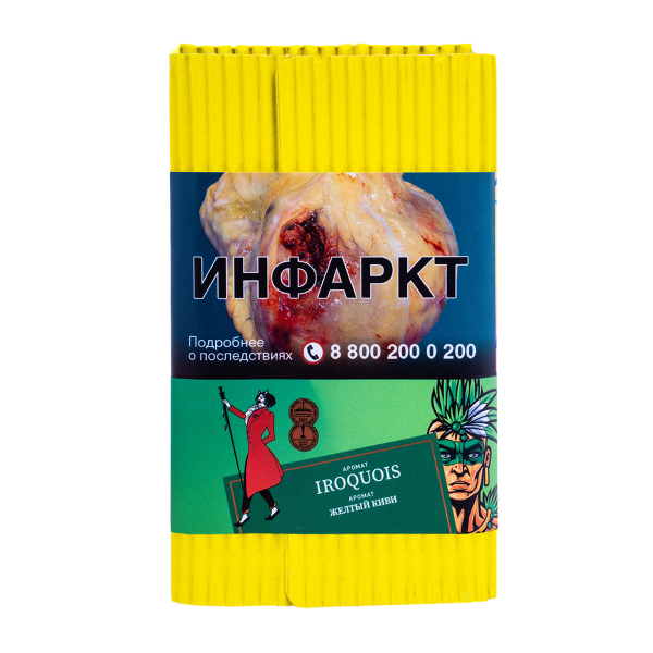 Табак Satyr Iroquois (Желтый Киви)  100 грамм в Иркутске
