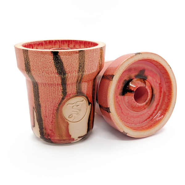 Чаша St Bowls Phunnel Glaze Красная С Полосками в Иркутске