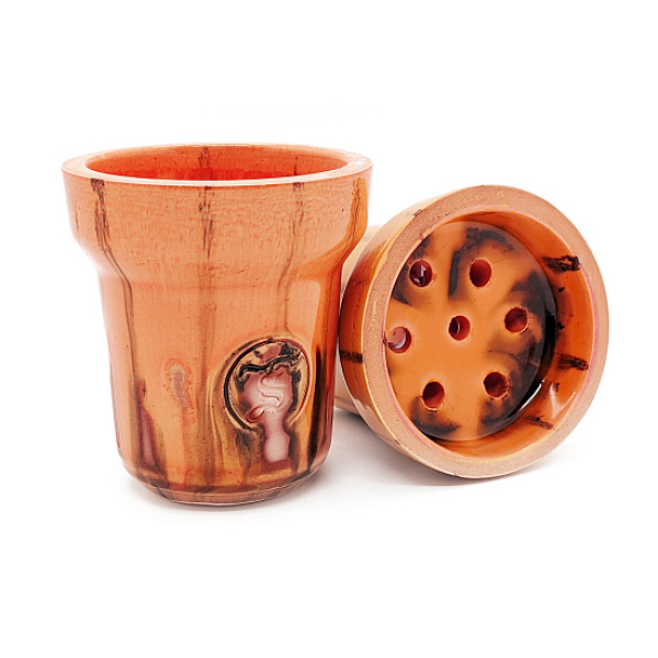 Чаша St Bowls Phunnel Glaze Оранжевая С Полосками в Иркутске