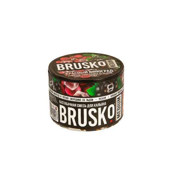 Смесь Brusko Medium Красный Виноград И Чёрная Смородина Со Льдом  50 гр в Иркутске