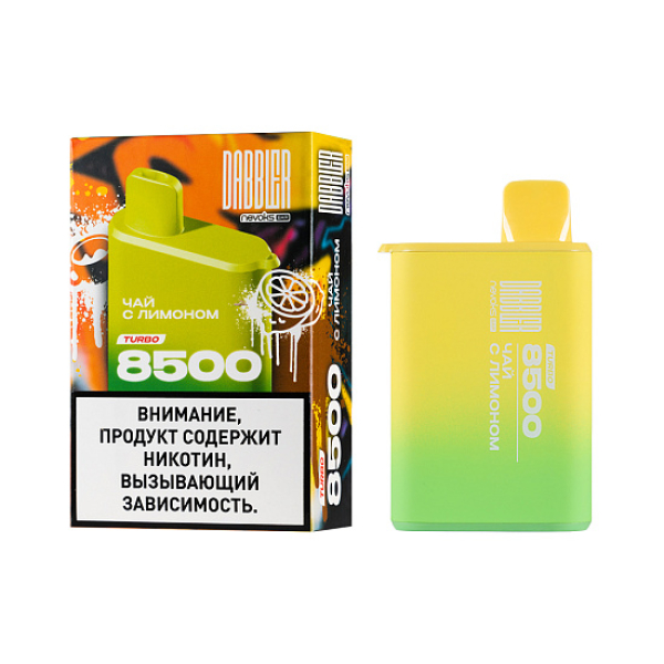 Электронка Dabbler Turbo Чай С Лимоном 8500 затяжек в Иркутске