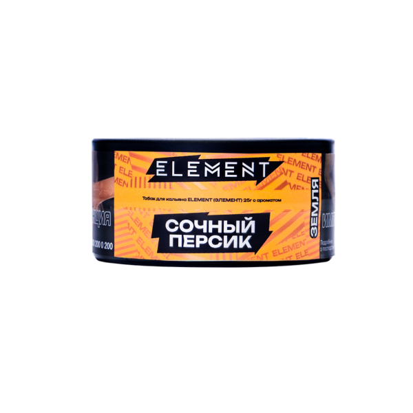Табак Element Земля Rich Peach 25 грамм в Иркутске