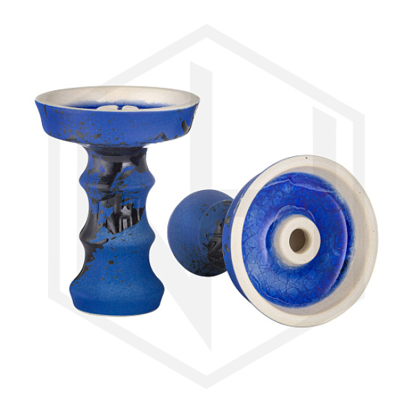 Чаша Nejn Lotus Matt Blue Голубая для кальяна в Иркутске