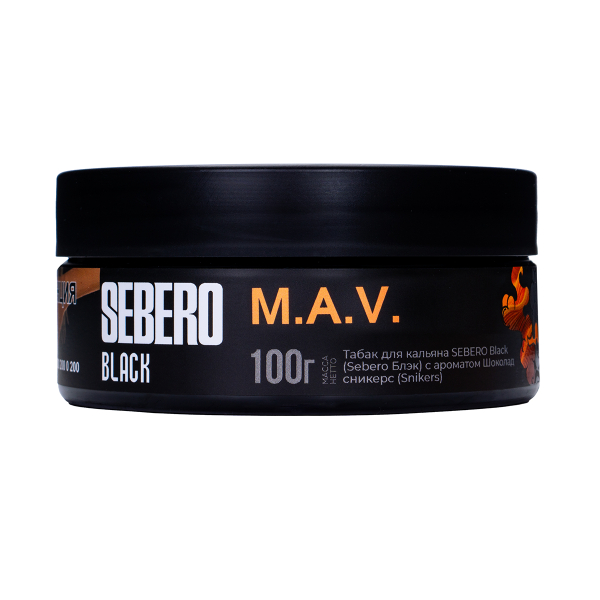 Табак Sebero Black M.a.v. 100 грамм в Иркутске
