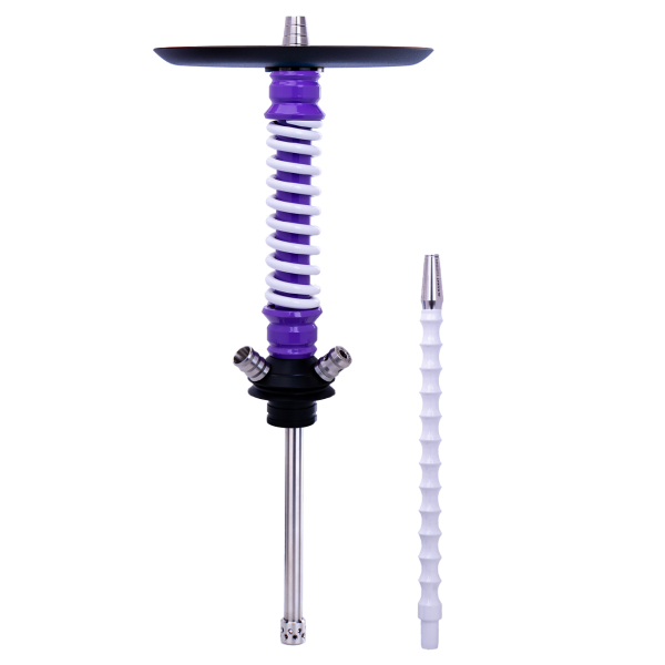 Кальян Mamay Customs Coilovers Mini Сиренево Белый в Иркутске