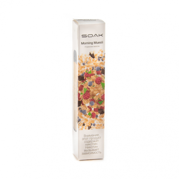 Электронная сигарета Soak X Morning Muesli 2200 в Иркутске