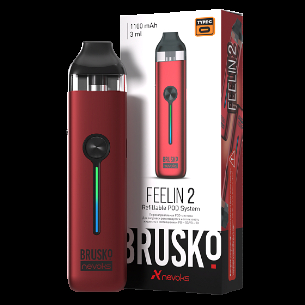 POD-система Brusko Feelin 2 Малиновый в Иркутске
