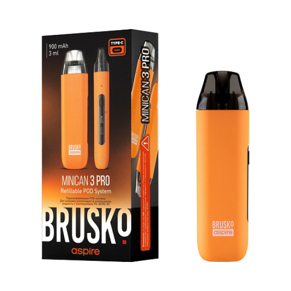 POD-система Brusko Minican 3 Pro оранжевый в Иркутске