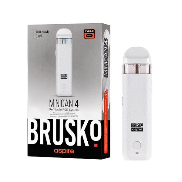 POD-система Brusko Minican 4 Белый в Иркутске