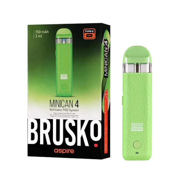 POD-система Brusko Minican 4 Зелёный в Иркутске