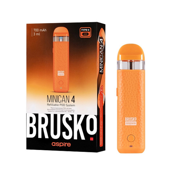 POD-система Brusko Minican 4 Оранжевый в Иркутске