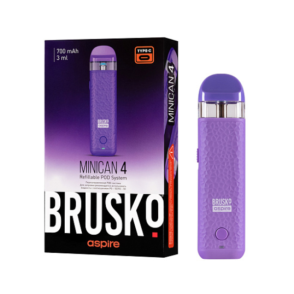 POD-система Brusko Minican 4 Фиолетовый в Иркутске