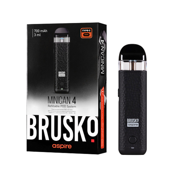 POD-система Brusko Minican 4 Черный в Иркутске