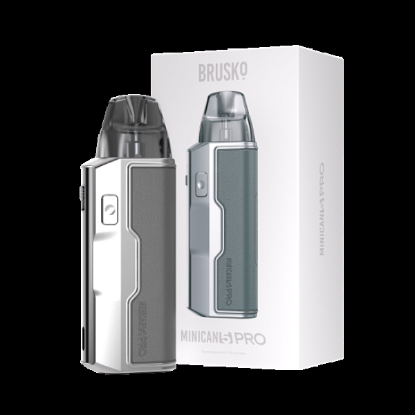 POD-система Brusko Minican 5 Pro Metallic Grey Красный,серый в Иркутске