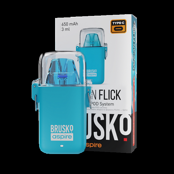 POD-система Brusko Minican Flick Голубой в Иркутске