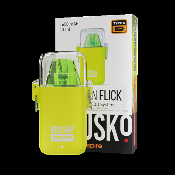 POD-система Brusko Minican Flick Жёлтый в Иркутске
