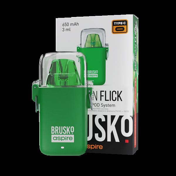 POD-система Brusko Minican Flick Зелёный в Иркутске