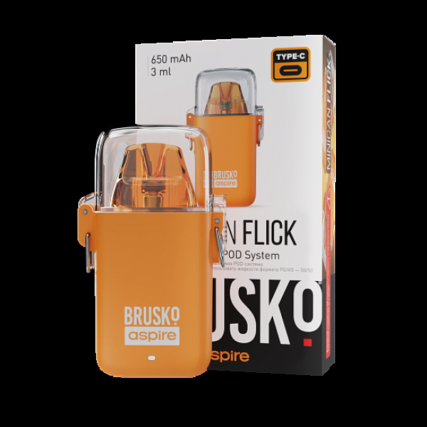 POD-система Brusko Minican Flick Оранжевый в Иркутске