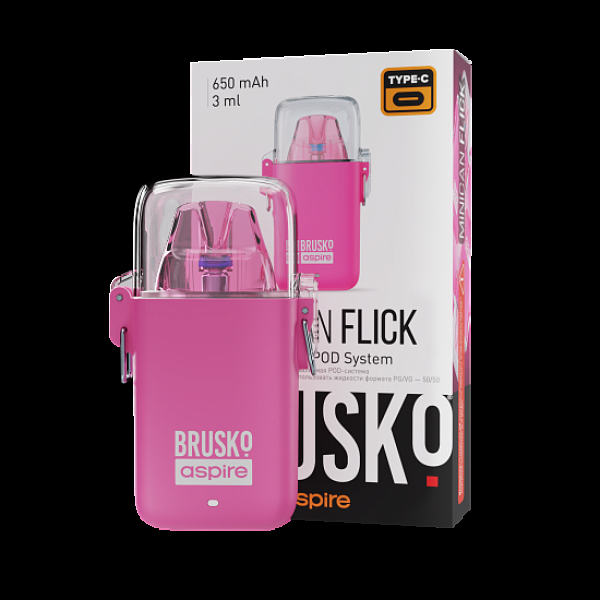 POD-система Brusko Minican Flick Розовый в Иркутске