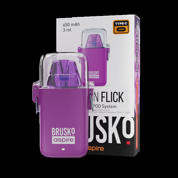 POD-система Brusko Minican Flick Фиолетовый в Иркутске