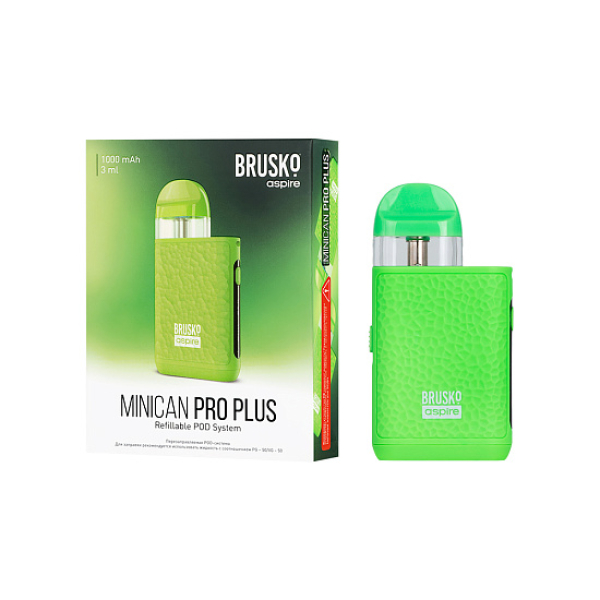 POD-система Brusko Minican Pro Plus Зеленый в Иркутске