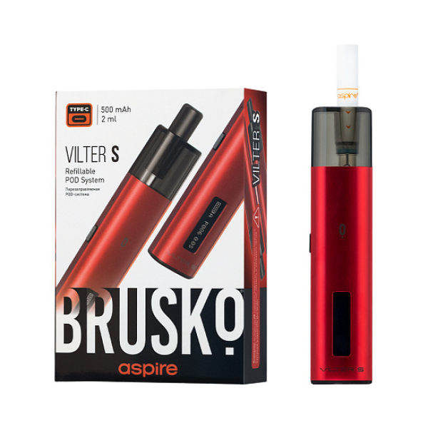 POD-система Brusko Vilter S Красный в Иркутске