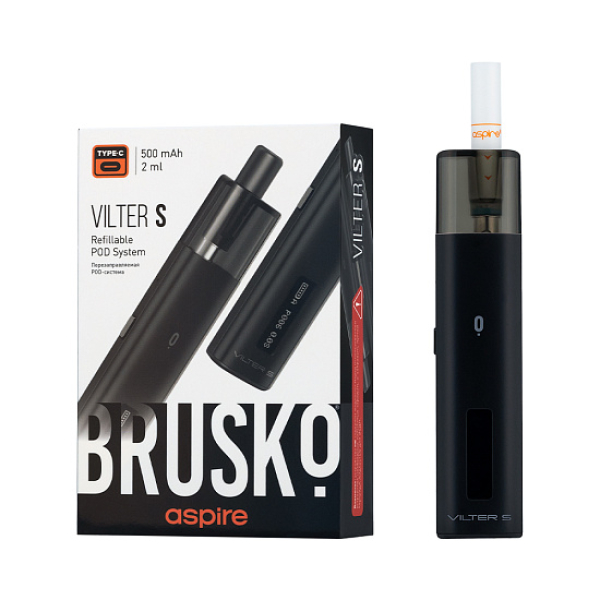POD-система Brusko Vilter S Черный в Иркутске