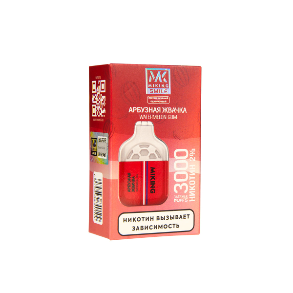 Электронка Miking Watermelon Gum 3000 Затяжек в Иркутске