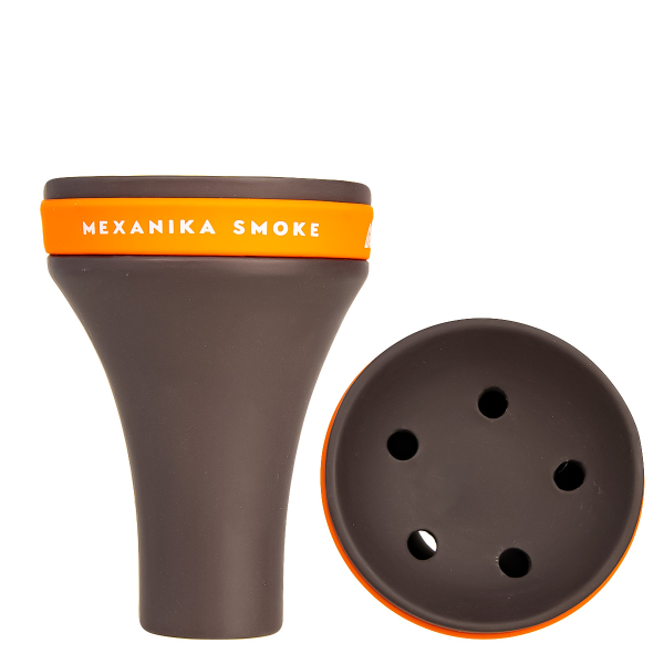 Чаша Mexanika Smoke Fancy Чёрная   С Оранжевым в Иркутске