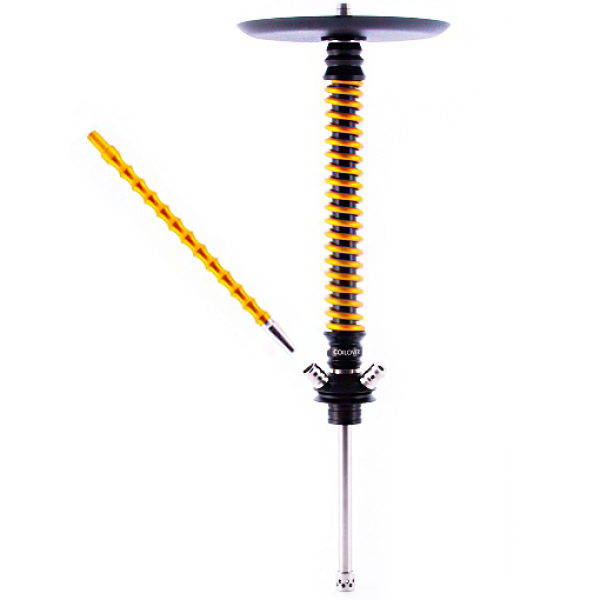 Кальян Mamay Customs V3  Coilovers Черный Gold Anod в Иркутске
