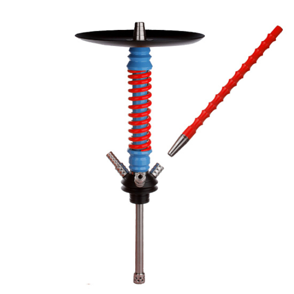 Кальян Mamay Customs V3  Coilovers Mini Голубой Красный в Иркутске