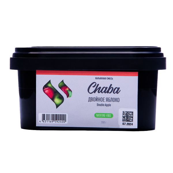 Бестабачная смесь Chaba Двойное Яблоко 200 грамм в Иркутске