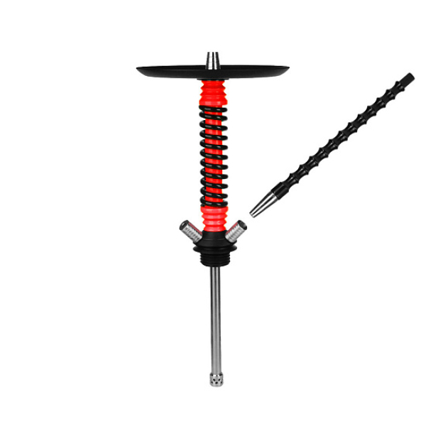 Кальян Mamay Customs V3  Coilovers Mini Красно Черный в Иркутске