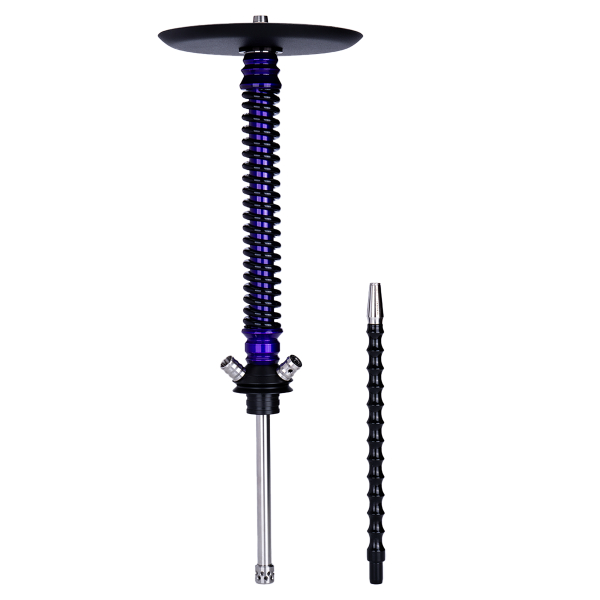 Кальян Mamay Customs Coilovers Фиолетовый Лак Черный в Иркутске