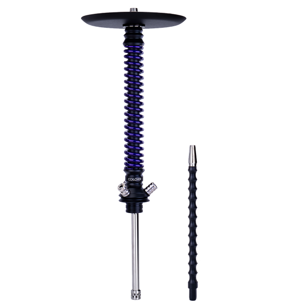 Кальян Mamay Customs Coilovers Чёрно Фиолетовый Лак в Иркутске