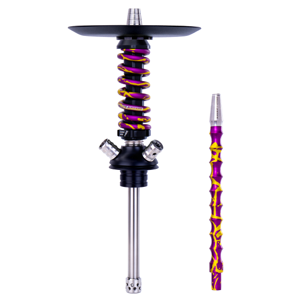 Кальян Mamay Customs Coilover Micro Пурпурно Золотой Сплеш в Иркутске