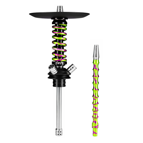 Кальян Mamay Customs Coilover Micro Салатово Пурпурный Сплеш в Иркутске