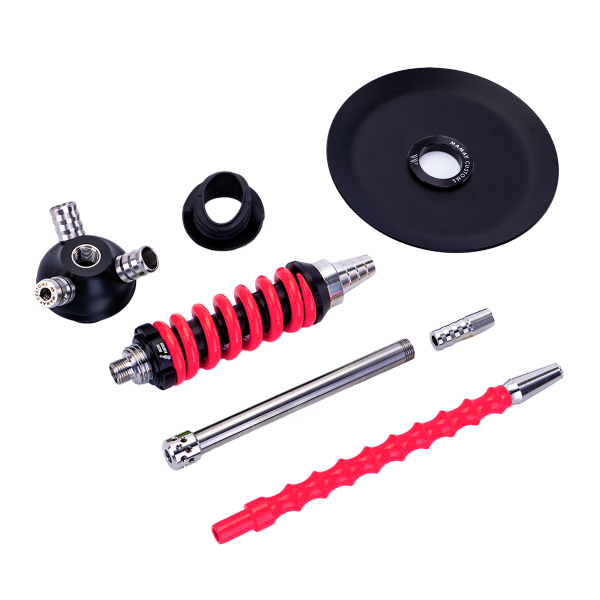 Кальян Mamay Customs Coilover Micro Чёрно Розовый в Иркутске