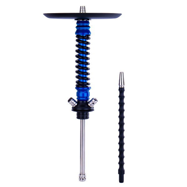 Кальян Mamay Customs Coilovers Mini Голубой Лак Черный в Иркутске