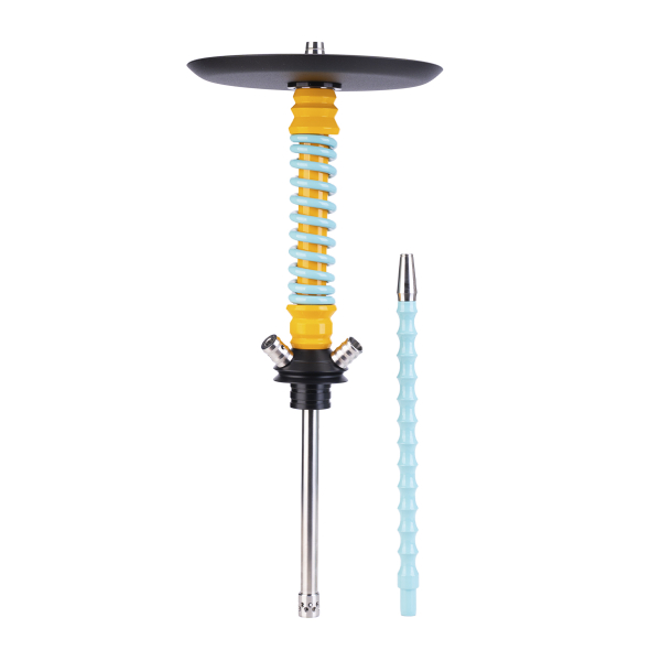 Кальян Mamay Customs Coilovers Mini Жёлто Мятный Грав. Котофаки в Иркутске