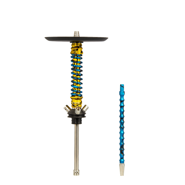 Кальян Mamay Customs Coilovers Mini Золотой Сплеш Голубой Сплеш в Иркутске