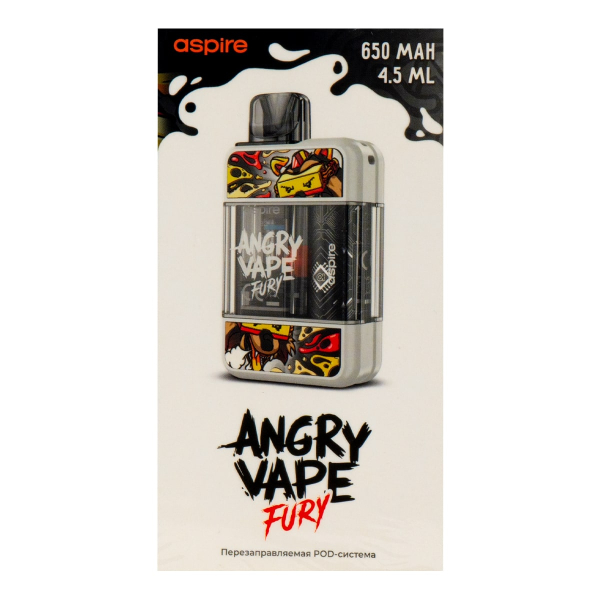 POD-система Brusko Angry Vape Fury 650 Mah Белый в Иркутске