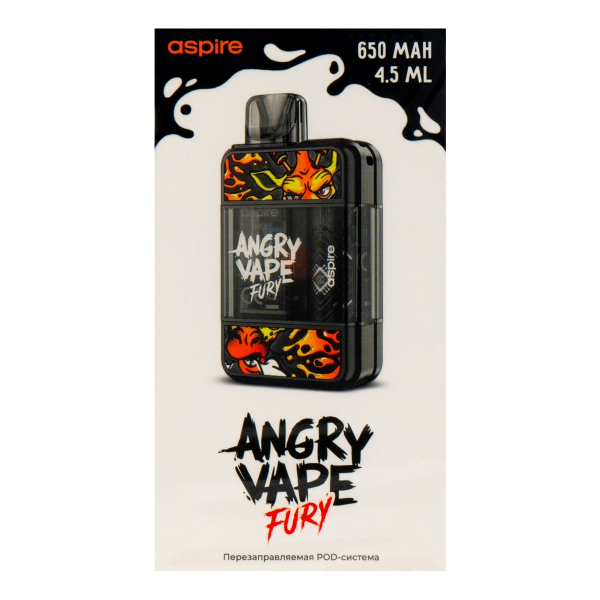 POD-система Brusko Angry Vape Fury 650 Mah Черный в Иркутске