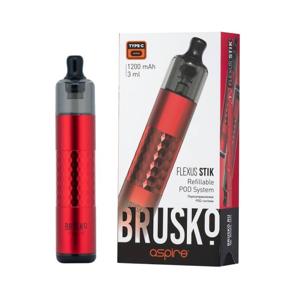 POD-система Brusko Flexus Stik Красный в Иркутске