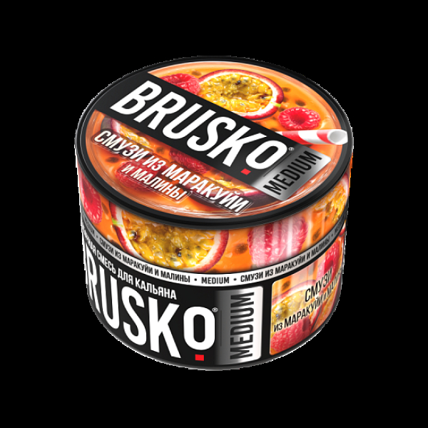 Бестабачная смесь Brusko Смузи Из Маракуйи И Малины Medium 50 грамм в Иркутске