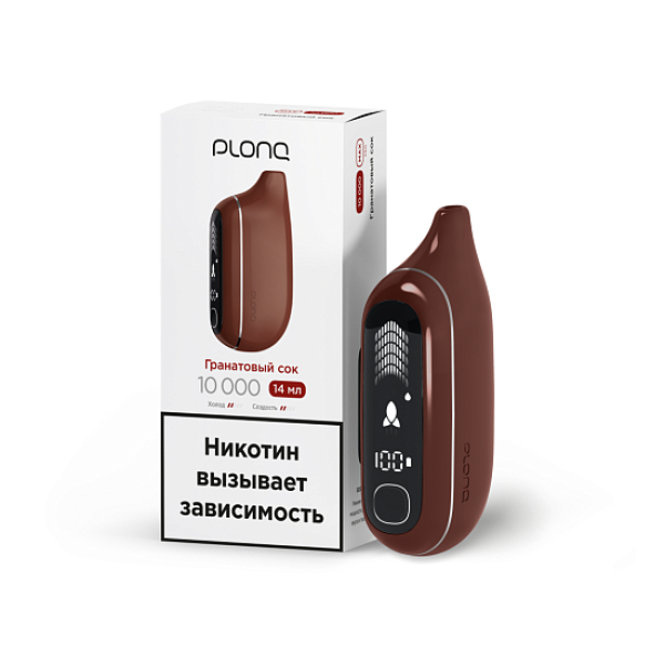 Электронка Plonq Max Pro   Гранатовый Сок 10000 затяжек в Иркутске