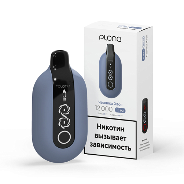 Электронка Plonq Ultra Черника Хвоя 12000 затяжек в Иркутске