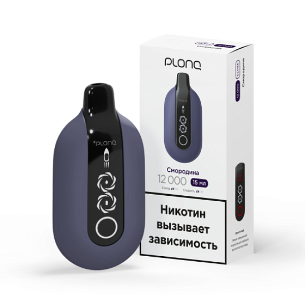Электронка Plonq Ultra Смородина  12000 затяжек в Иркутске