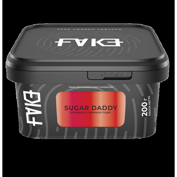 Табак Fake Sugar Daddy Клубника В Сахарной Пудре 200 грамм в Иркутске